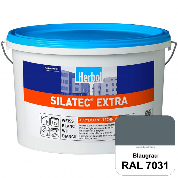 Silatec Extra (RAL 7031 Blaugrau) Siliconharz-Hybrid-Fassadenfarbe
