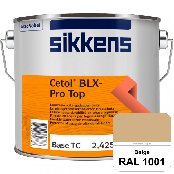 Cetol BLX-Pro Top (RAL 1001 Beige) Seidenglänzende & wasserdampfdurchlässige Dickschichtlasur außen.