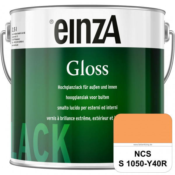 einzA Gloss (NCS S 1050-Y40R) Hochwertiger Alkydharzlack in Premium-Qualität, hochglänzend.