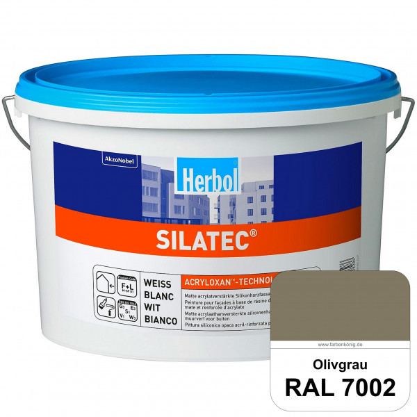 Silatec (RAL 7002 Olivgrau) Acrylatverstärkte, füllende Siliconharz-Fassadenfarbe