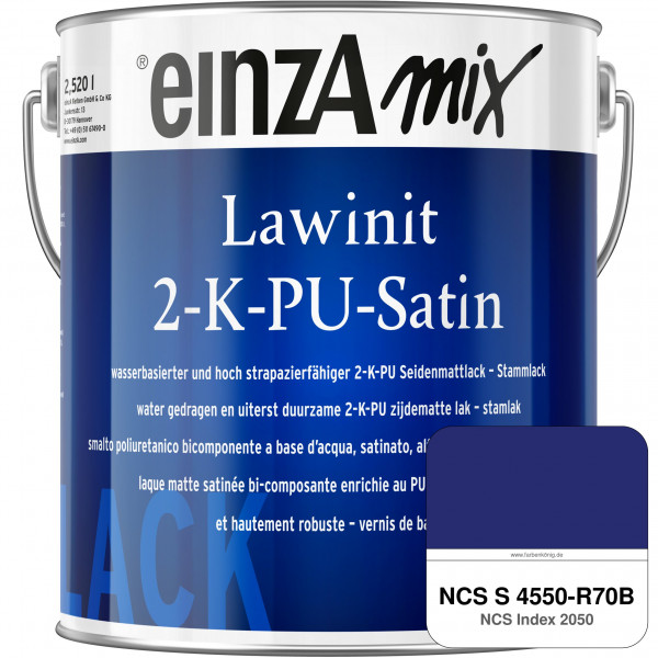 einzA Lawinit 2-K-PU Satin Stammlack (NCS S 4550-R70B)