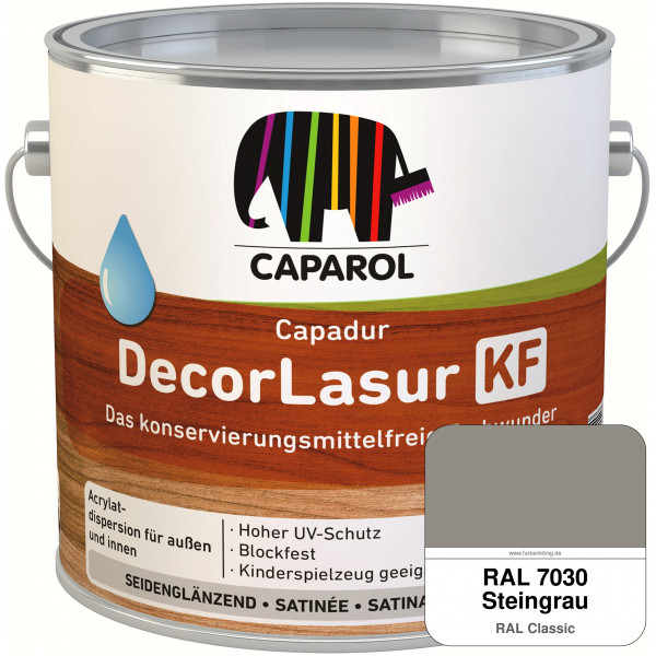 Caparol Capadur DecorLasur KF (RAL 7030 Steingrau)