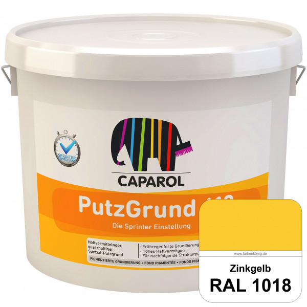 Putzgrund 610 SPRINTER (RAL 1018 Zinkgelb) Grundanstrich & Haftbrücke für Strukturputz-Beschichtunge