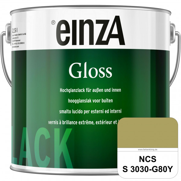 einzA Gloss (NCS S 3030-G80Y) Hochwertiger Alkydharzlack in Premium-Qualität, hochglänzend.
