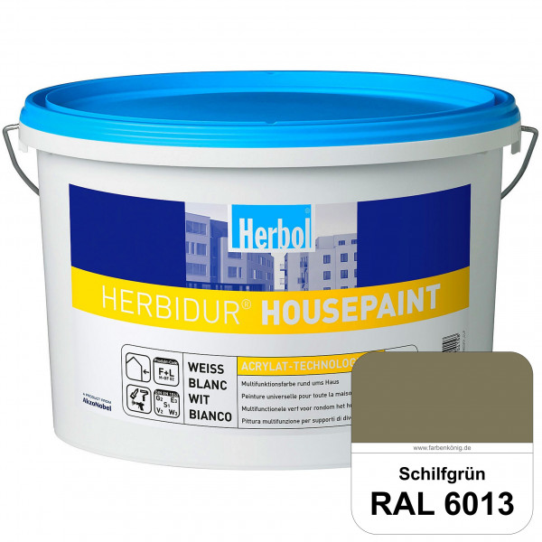Herbidur Housepaint (RAL 6013 Schilfgrün) seidenmatte Reinacrylat-Fassadenfarbe