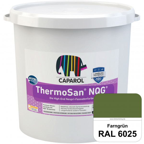 ThermoSan® NQG® Nespri (RAL 6025 Farngrün) Siliconharz-Bindemittelkombination mit integrierter Nano-
