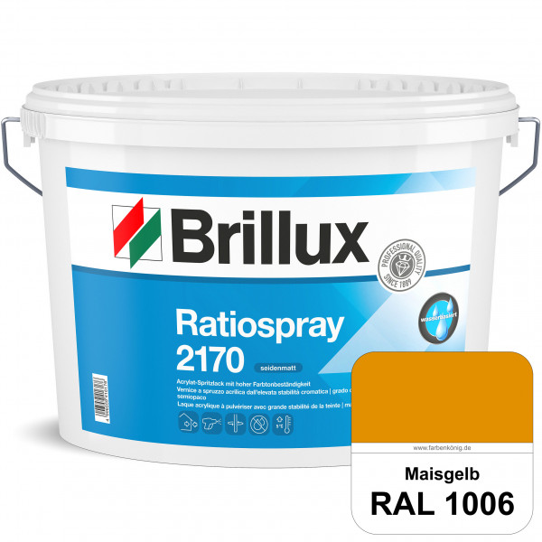 Ratiospray 2170 (RAL 1006 Maisgelb) wasserbasierter, seidenmatter & farbtonbeständiger Allround-Spri