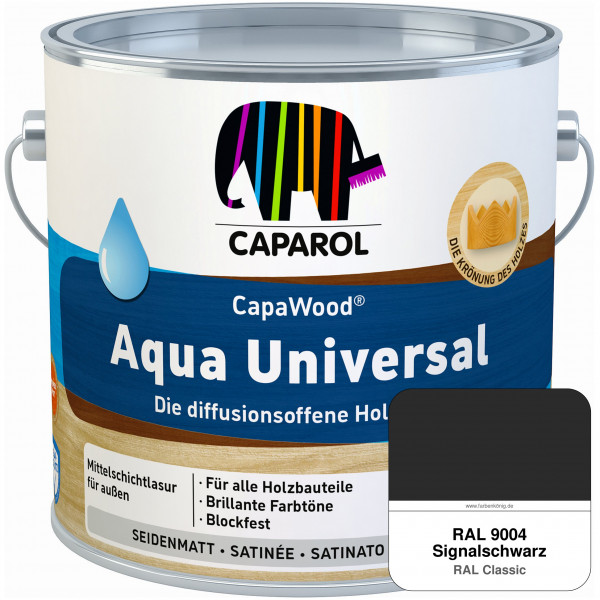 CapaWood® Aqua Universal (RAL 9004 Signalschwarz)