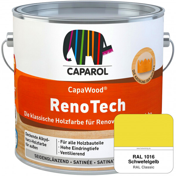 CapaWood® RenoTech (RAL 1016 Schwefelgelb) - ersetzt Capadur RenoTech