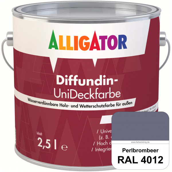 ALLIGATOR Diffundin-UniDeckfarbe (RAL 4012 Perlbrombeer)
