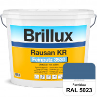 Rausan KR Feinputz 3530 (RAL 5023 Fernblau) organisch gebundener & verarbeitungsfertiger Glattputz (