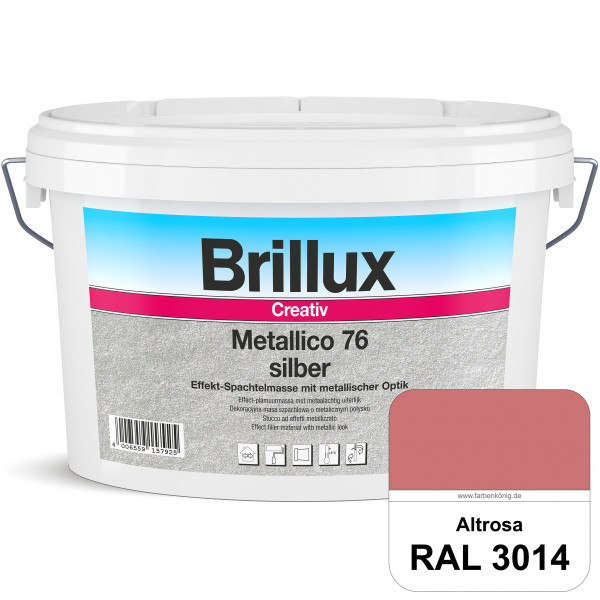 Creativ Metallico 76 (RAL 3014 Altrosa) Effektspachtelmasse für Oberflächen mit metallischer Optik u