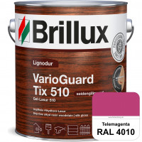 Lignodur VarioGuard Tix 510 (Gel-Lasur 510) RAL 4010 Telemagenta
