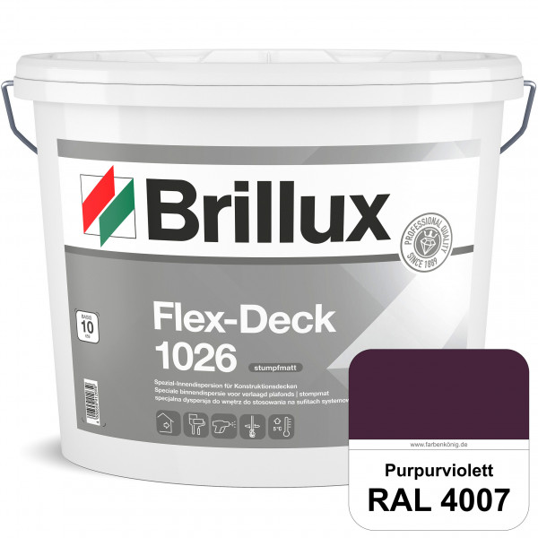 Flex-Deck ELF 1026 (RAL 4007 Purpurviolett) Hochwertige Innendispersion für Decken mit Installatione