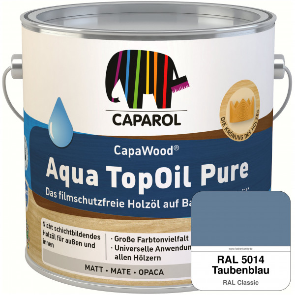 CapaWood® AquaTopOil Pure (RAL 5014 Taubenblau) - ersetzt CapaGreen Holz-Öl Aqua