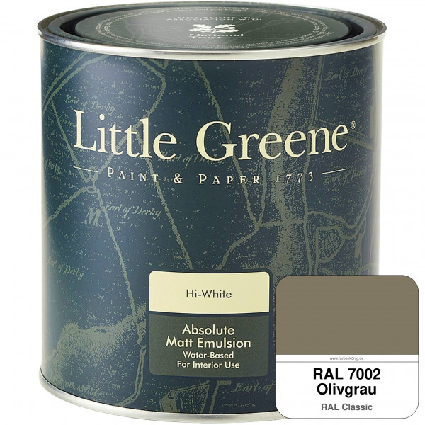 Absolute Matt Emulsion - Sample Pot 250 ml (RAL 7002 Olivgrau)