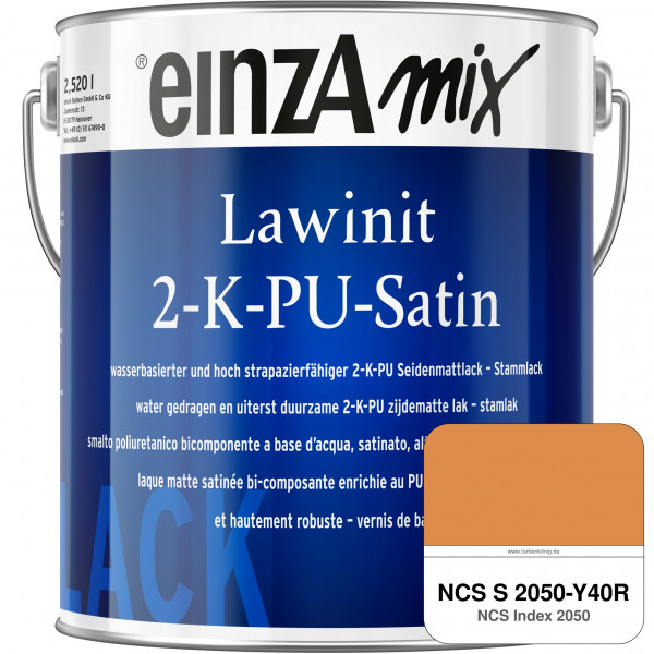 einzA Lawinit 2-K-PU Satin Stammlack (NCS S 2050-Y40R)