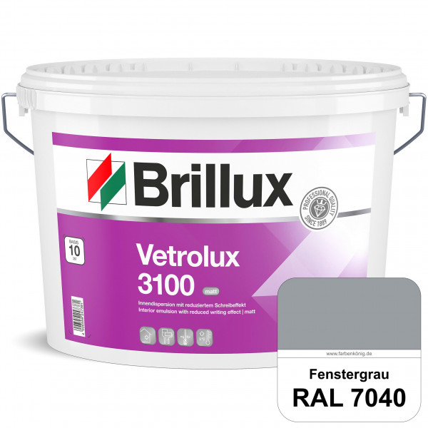 Vetrolux ELF 3100 (RAL 7040 Fenstergrau) matte & gut zu reinigende Spezial-Innenfarbe