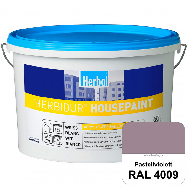 Herbidur Housepaint (RAL 4009 Pastellviolett) seidenmatte Reinacrylat-Fassadenfarbe