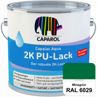 Capalac Aqua 2K PU-Lack (RAL 6029 Minzgrün) chemisch und mechanisch widerstandsfähige Lackierungen