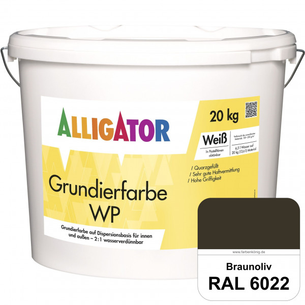 Grundierfarbe WP (RAL 6022 Braunoliv)