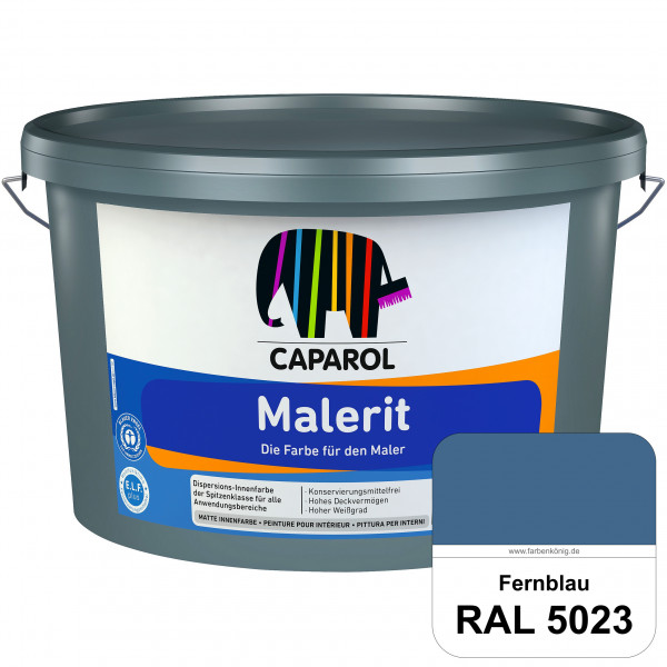 Malerit E.L.F. (RAL 5023 Fernblau) matte Innenfarbe für Neu- & Renovierungsanstriche