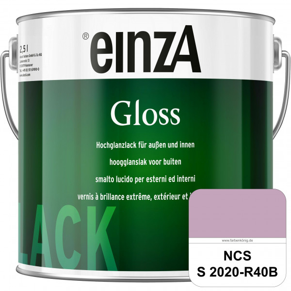 einzA Gloss (NCS S 2020-R40B) Hochwertiger Alkydharzlack in Premium-Qualität, hochglänzend.
