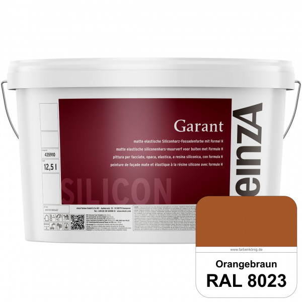 einzA Garant (RAL 8023 Orangebraun) elastische Siliconharz-Fassadenfarbe