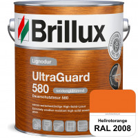 Lignodur UltraGuard 580 (Dauerschutzlasur 580) RAL 2008 Hellrotorange
