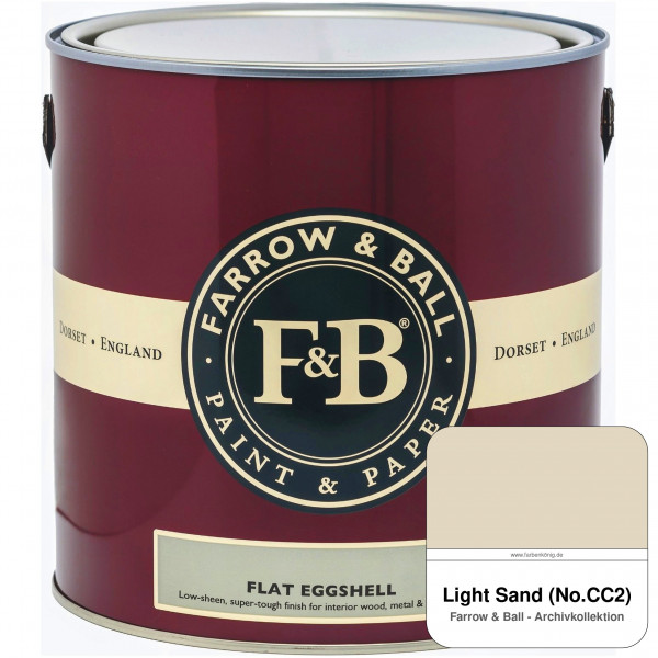 Flat Eggshell (Light Sand No. CC2)