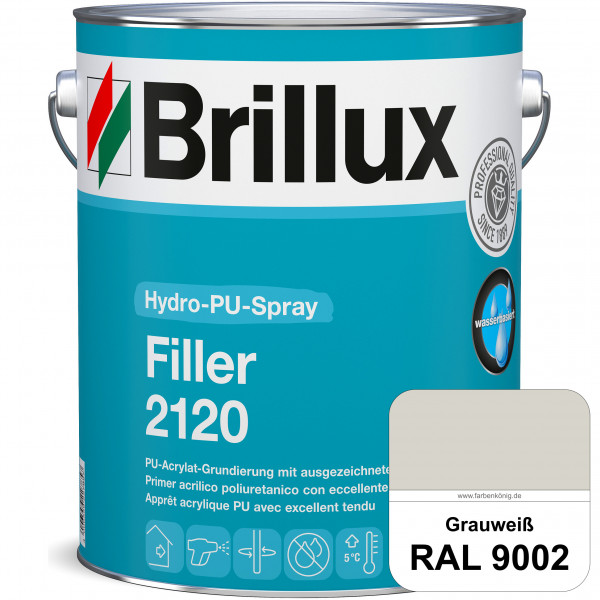 Hydro-PU-Spray Filler 2120 (RAL 9002 Grauweiß) hochwertige Grund- & Zwischenbeschichtungen im Spritz