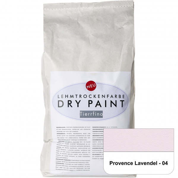 DRY-PAINT Lehmtrockenfarbe - Provence Lavendel - 04