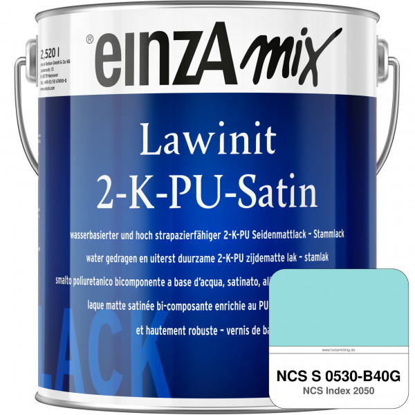 einzA Lawinit 2-K-PU Satin Stammlack (NCS S 0530-B40G)