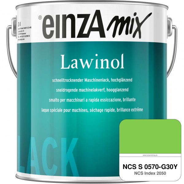 einzA Lawinol hochglänzend (NCS S 0570-G30Y)