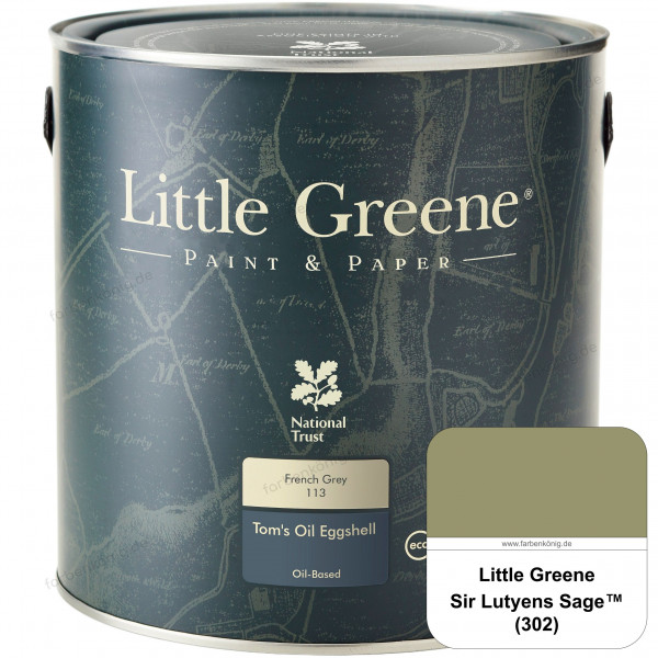 Tom's Oil Eggshell (302 Sir Lutyens Sage)