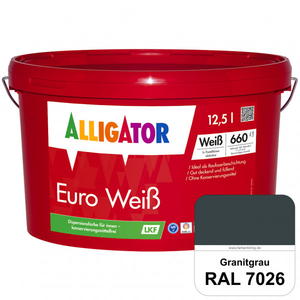 Euro Weiß LKF (RAL 7026 Granitgrau)