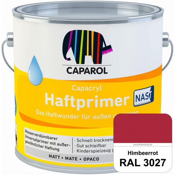 Capacryl Haftprimer NAST (RAL 3027 Himbeerrot) Grundierung mit nebelarme Spritztechnologie (innen &