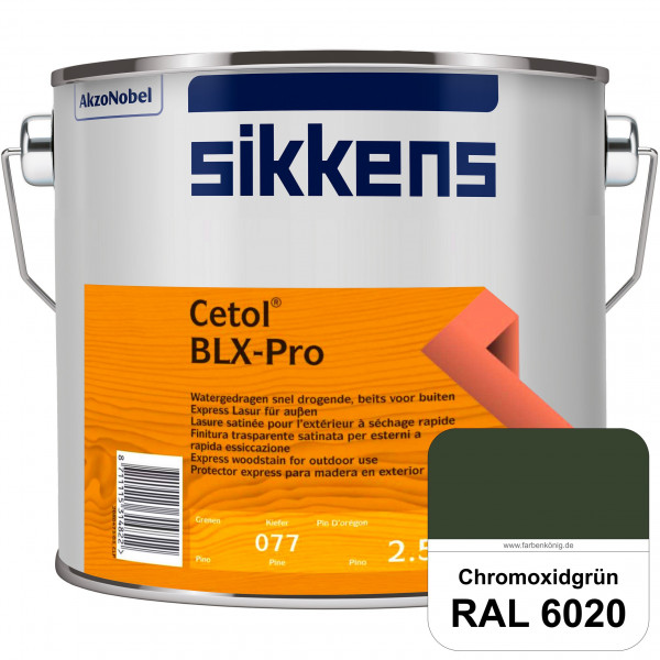 Cetol BLX-Pro (RAL 6020 Chromoxidgrün) Express Lasur für die Beschichtung von Holzoberflächen (außen