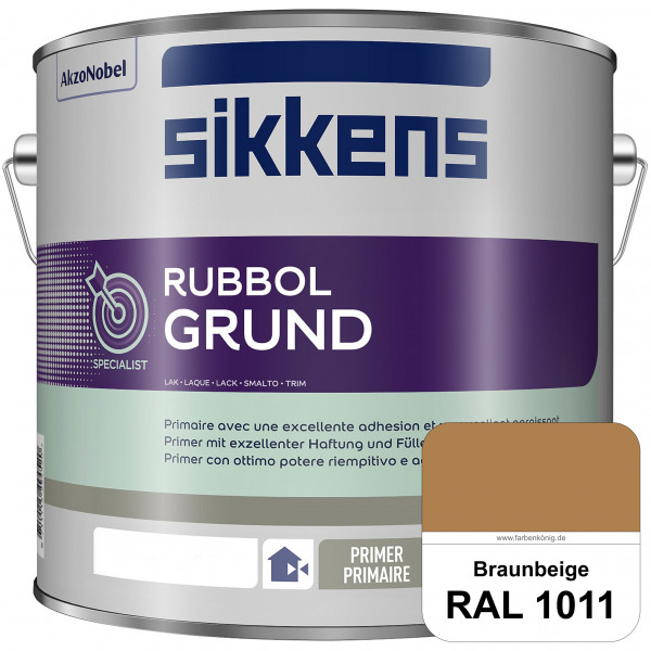 Rubbol Grund (RAL 1011 Braunbeige) Seidenmatte Grund- und Zwischenbeschichtung auf Kunstharzbasis (i