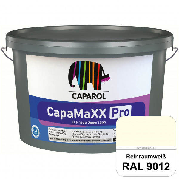 Caparol CapaMaXX Pro (RAL 9012 Reinraumweiß)