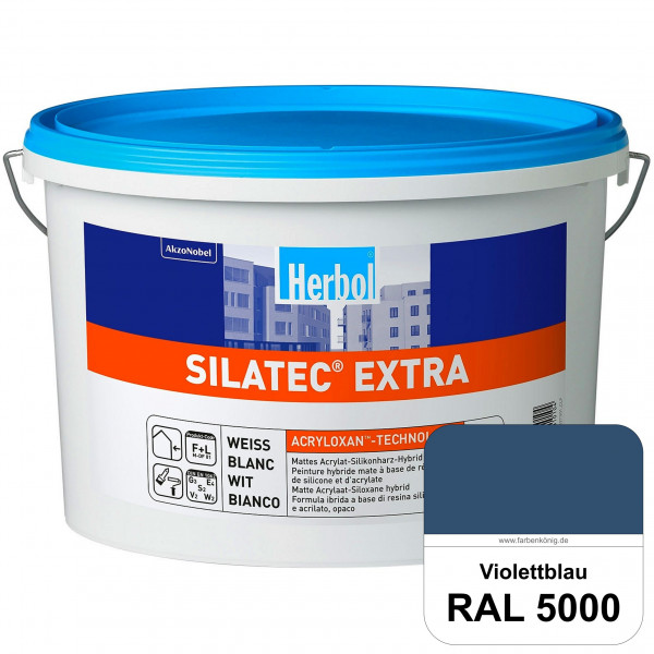 Silatec Extra (RAL 5000 Violettblau) Siliconharz-Hybrid-Fassadenfarbe