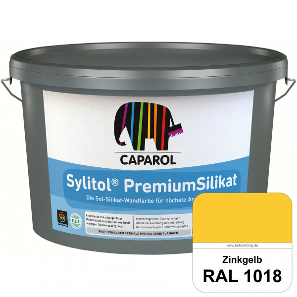 Caparol Sylitol PremiumSilikat (RAL 1018 Zinkgelb) - ehemals Histolith PremiumSilikat