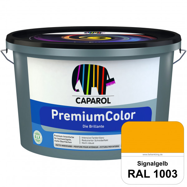 PremiumColor (RAL 1003 Signalgelb) Premium Farbbrillanz & hohe Strapazierfähigkeit