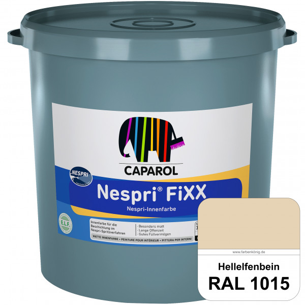 Nespri® FiXX (RAL 1015 Hellelfenbein) Spezielle Innenfarbe für die rationelle Beschichtung im Nespri