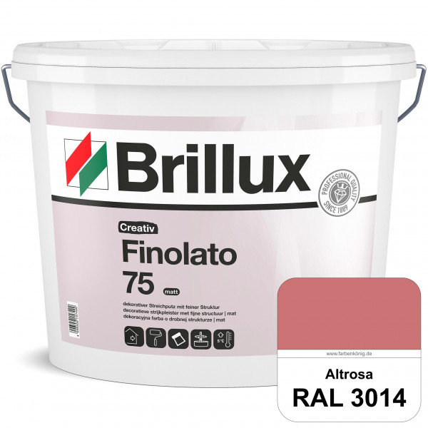Creativ Finolato 75 (RAL 3014 Altrosa) Verarbeitungsfertige, quarzgefüllte Dispersionsfarbe für deko