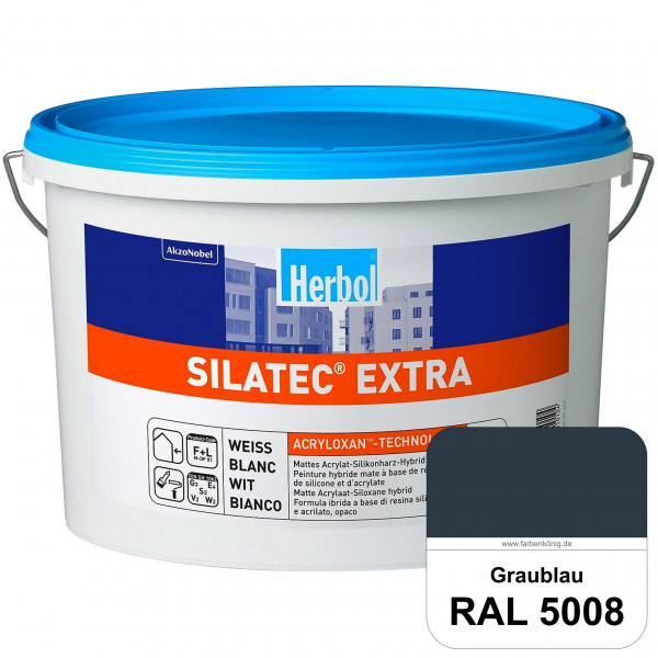 Silatec Extra (RAL 5008 Graublau) Siliconharz-Hybrid-Fassadenfarbe