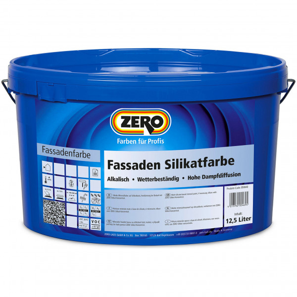 Fassaden Silikatfarbe (Weiß)