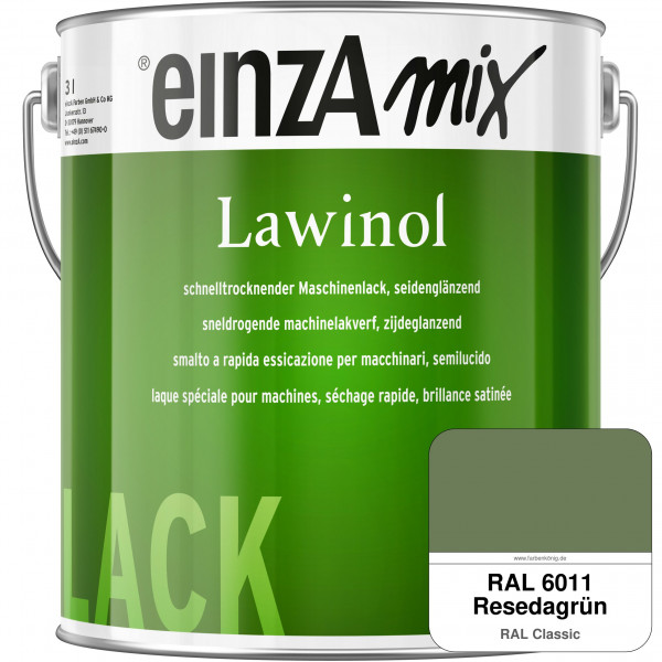 einzA Lawinol seidenglänzend (RAL 6011 Resedagrün)