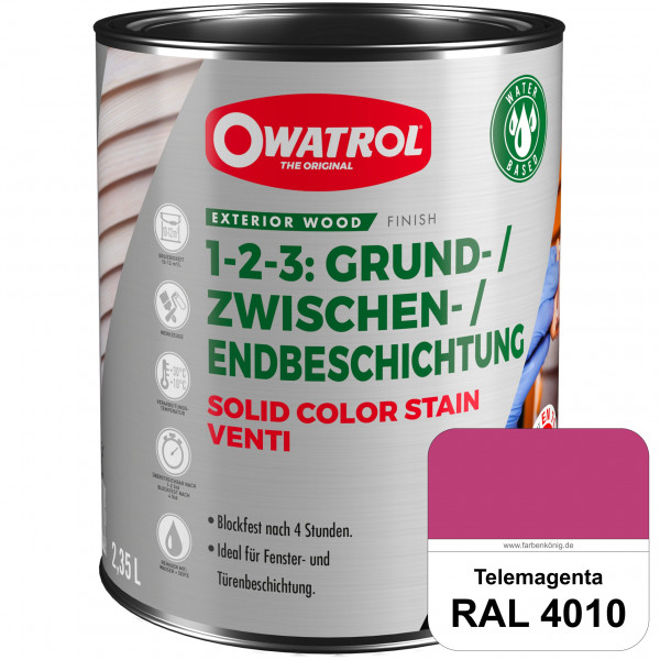SOLID COLOR STAIN VENTI (RAL 4010 Telemagenta)