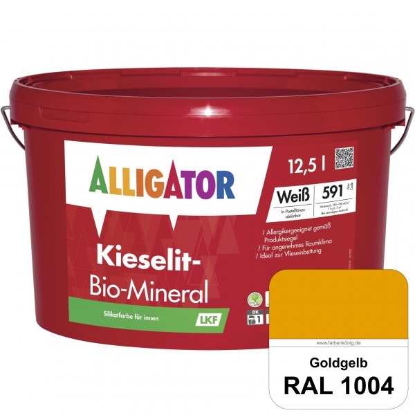 Kieselit-Bio-Mineral LKF (RAL 1004 Goldgelb)